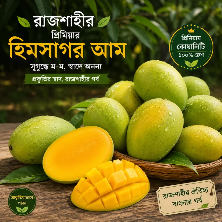 রাজশাহীর প্রিমিয়ার হিমসাগর আম | dalivary free